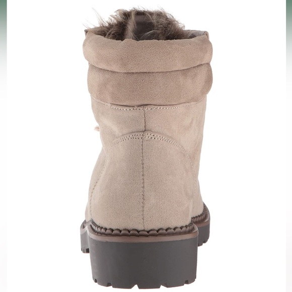 Esprit Women's Cassia Fashion faux fur Boot size 10 beige great condition no box - Picture 9 of 11